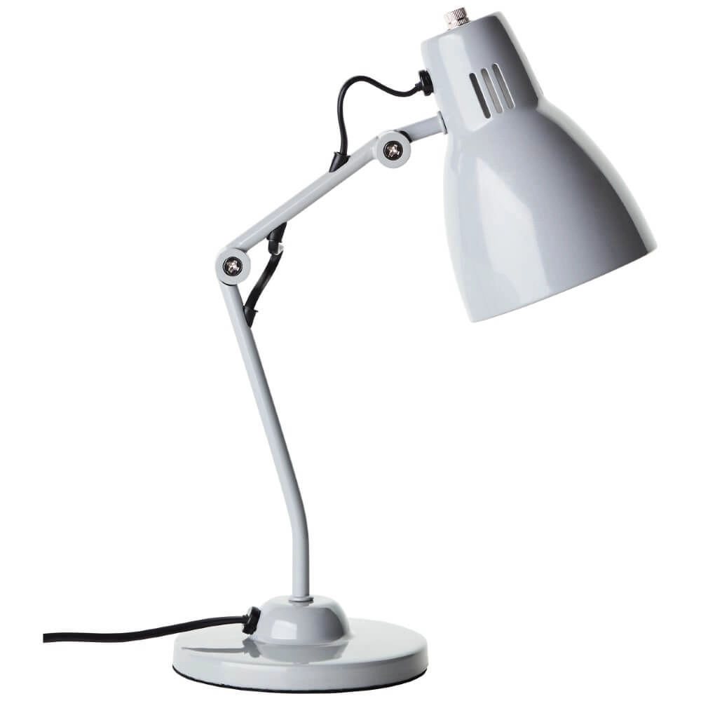 Tischlampe Bailie grau Brilliant 4004353412417