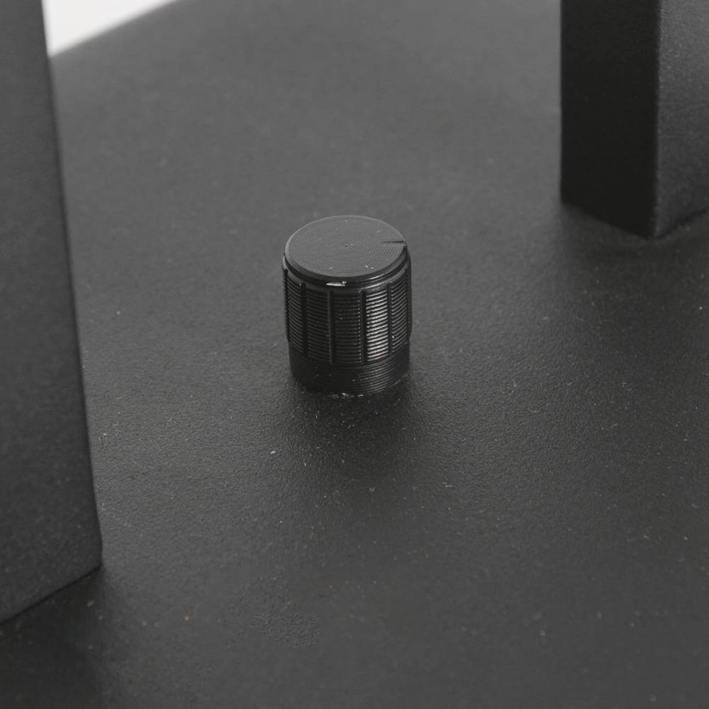 Tischlampe Stang schwarz mit Strohschirm Steinhauer 8712746172034