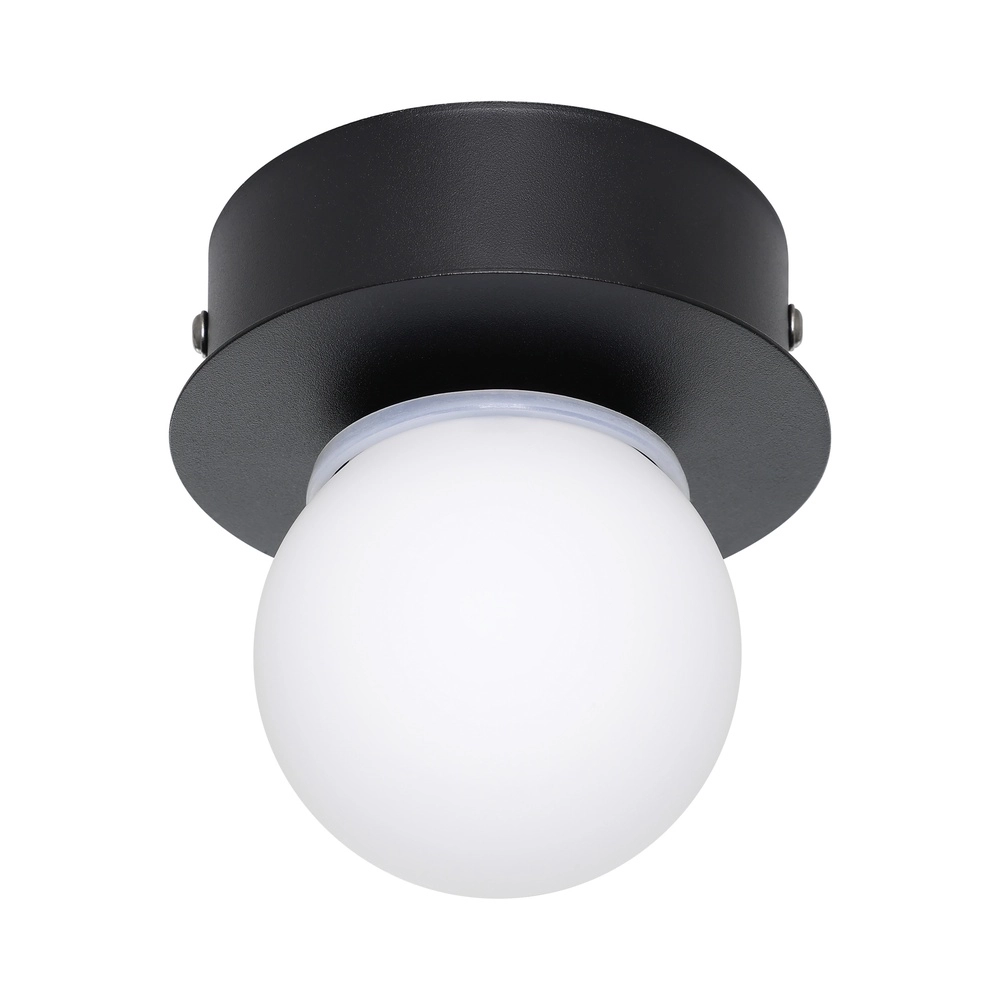 Schwarze Deckenlampe Mosiano Ø 11,5 cm