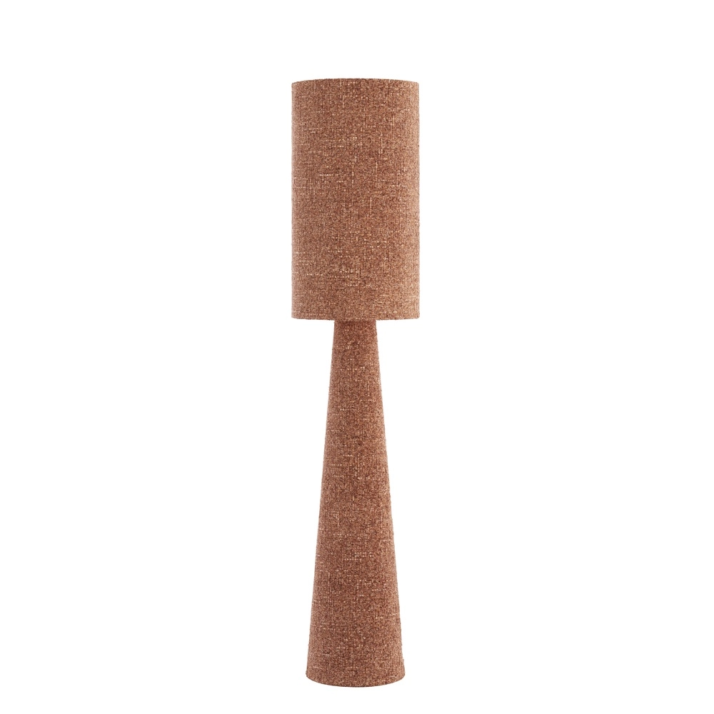 Stehlampe Micky Ø 38cm - Bouclé - Burgunderrot Light & Living 8717807834203