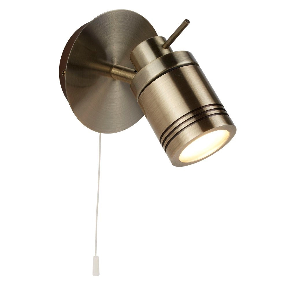Antiker Badezimmerstrahler Samson Bronze