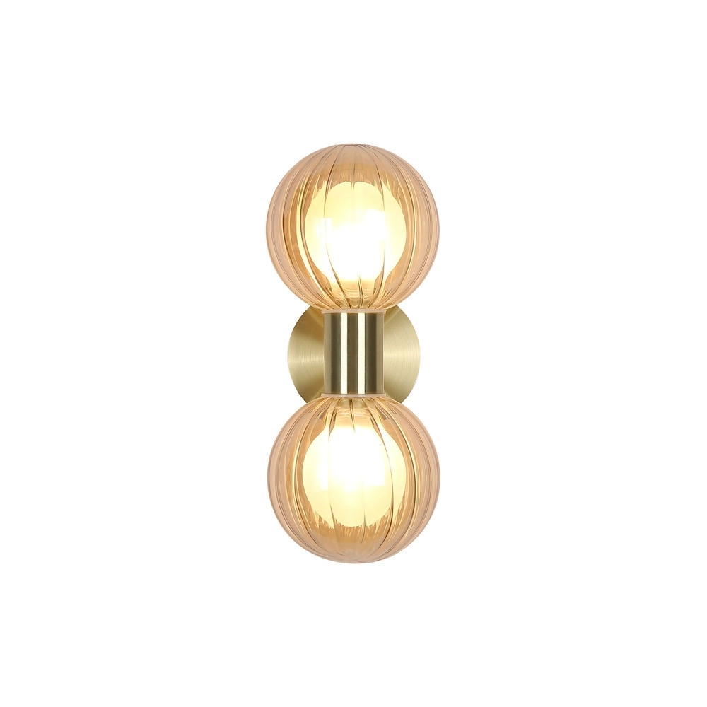 Wandleuchte Luminsphere Gold-Doppelzimmer