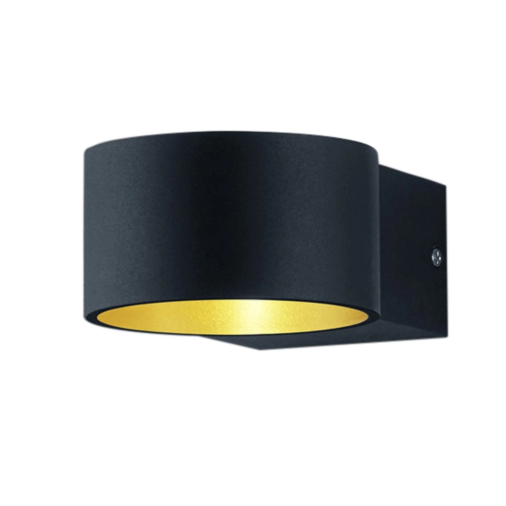 LED-Wandleuchte Lacapo schwarz