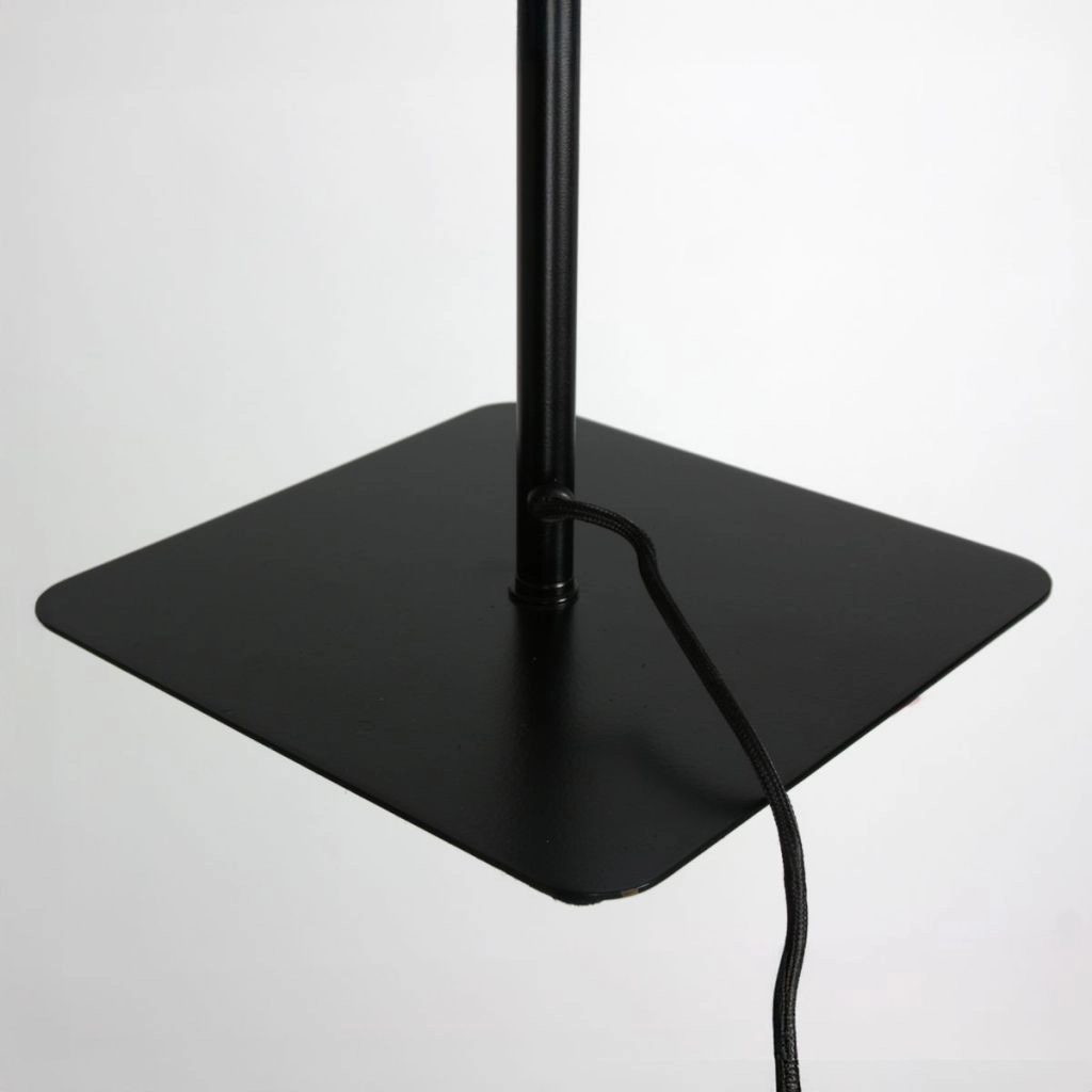 Stehlampe 2-Leuchten Lumo Schwarz mit Nickel Steinhauer 8712746184679