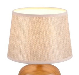 Tischlampe aus Holz Luxor Trio 4017807524345