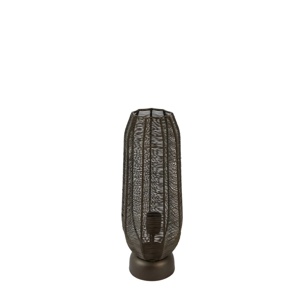 Tischlampe Samret Braun 46 cm