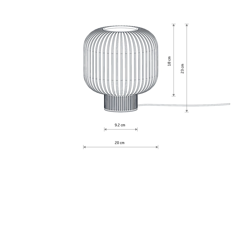 Tischlampe Aurora Sandbraun Lyora 5903139119726