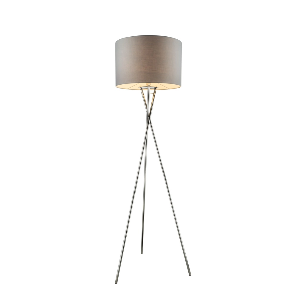 Stativ-Bodenlampe Gustav Chrom