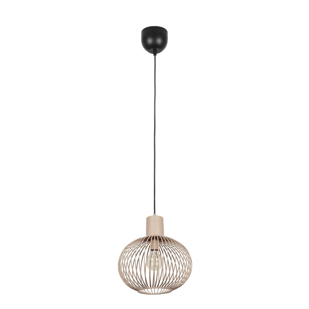 Hängelampe aus Draht Gila Ø 33cm - Sand Trio 4017807617542