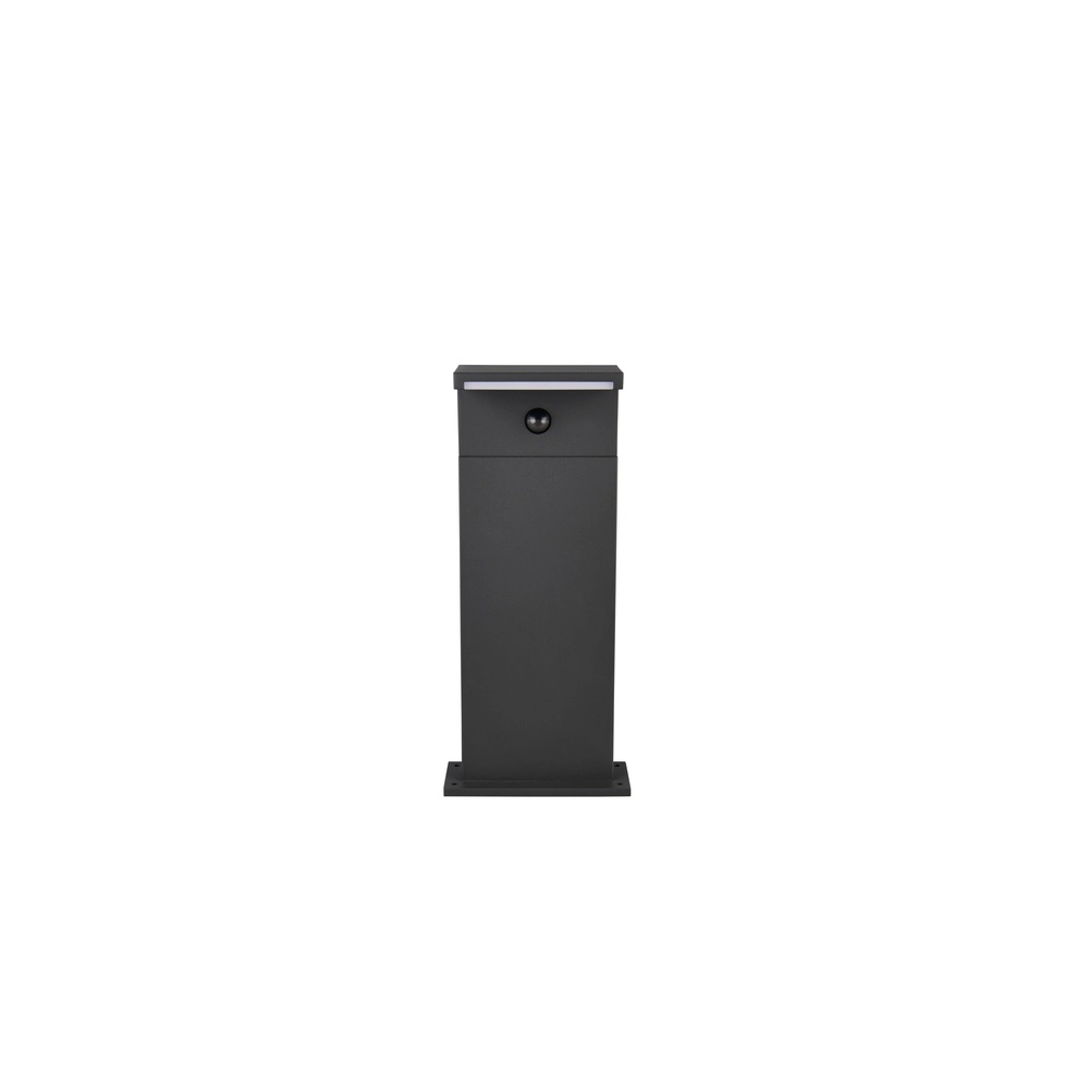 Moderne Gartenlampe Ravi Anthrazit mit Sensor 50 cm Trio 4017807686913