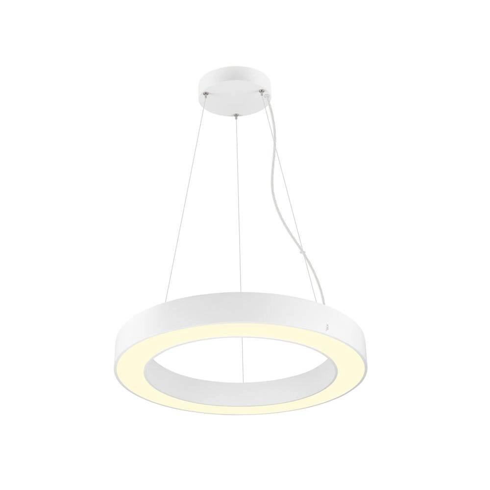 Weiße Pendelleuchte Medo Ring 60 Ø 60cm