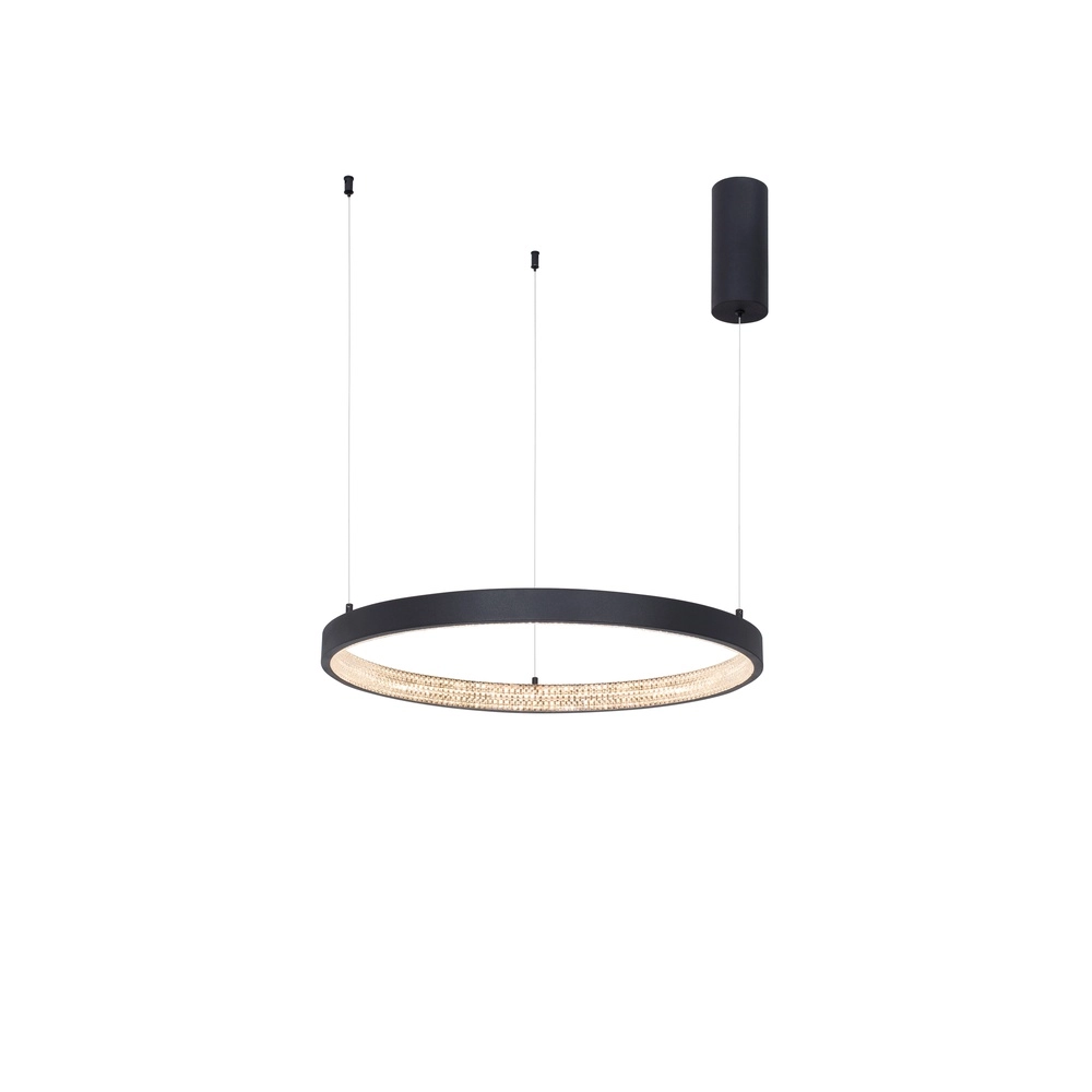 Pendelleuchte Preston schwarz Ø 60cm Lyora 5212017429179
