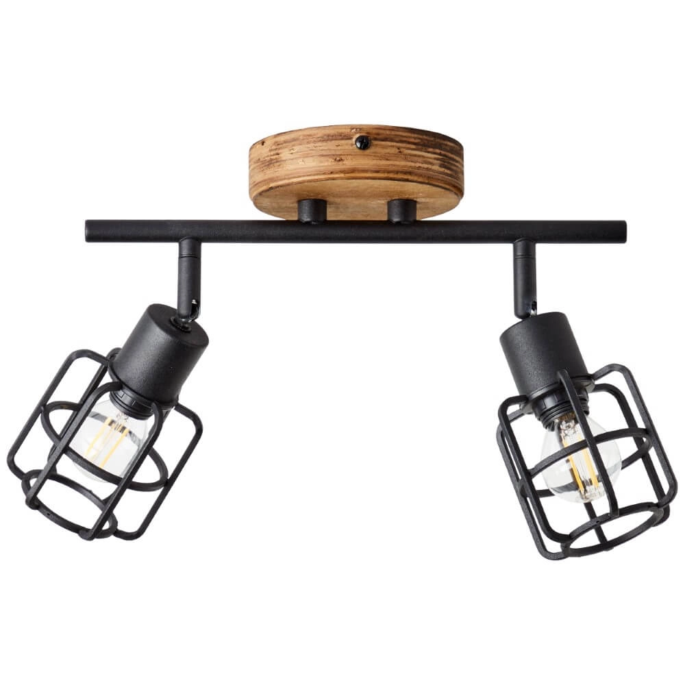 Industrielle Deckenleuchte Gwen 2-flammig Brilliant 4004353409813