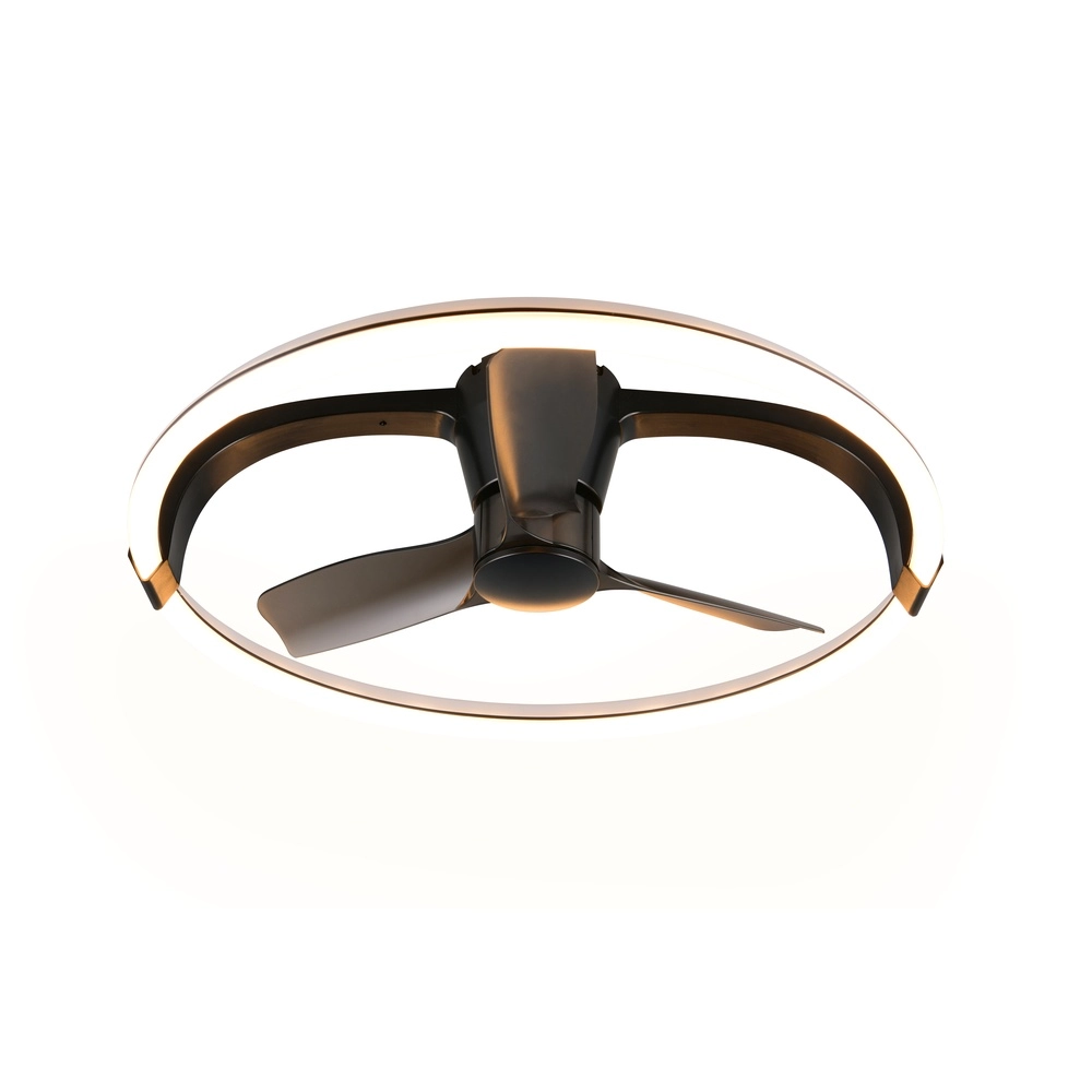 Smarthome-Lüfter Stockholm schwarze Ø 73,5 Tuya Trio 4017807693133