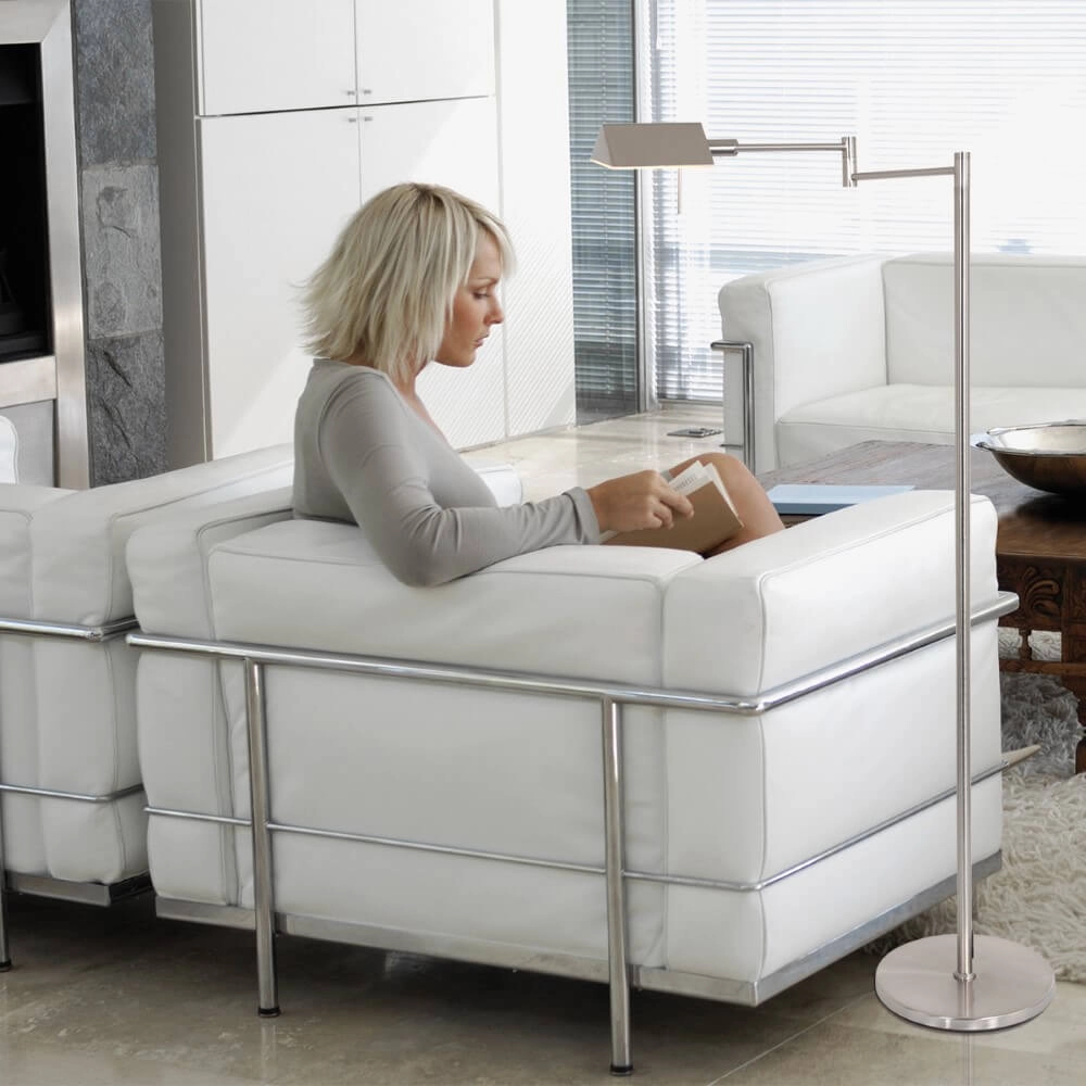 Leselampe aus Edelstahl Retina mit LED Steinhauer 8712746135688