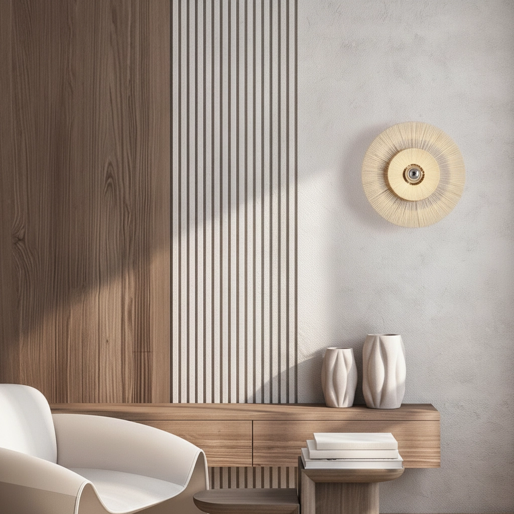 Japandi Wandlampe Nora Beige