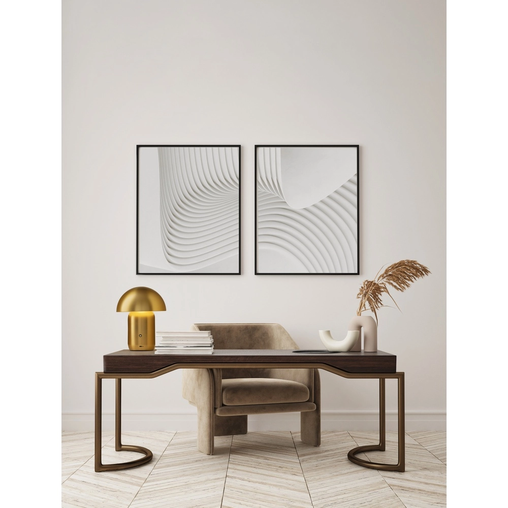 Design-Tischleuchte Pois Wiederaufladbares Gold Lyora 5212017472069