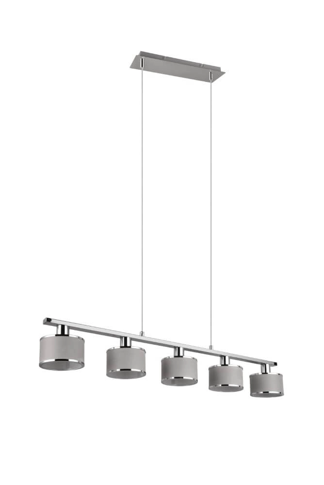 Hängelampe mit 5 Leuchten Kaprun gerade 92cm Trio 4017807581157