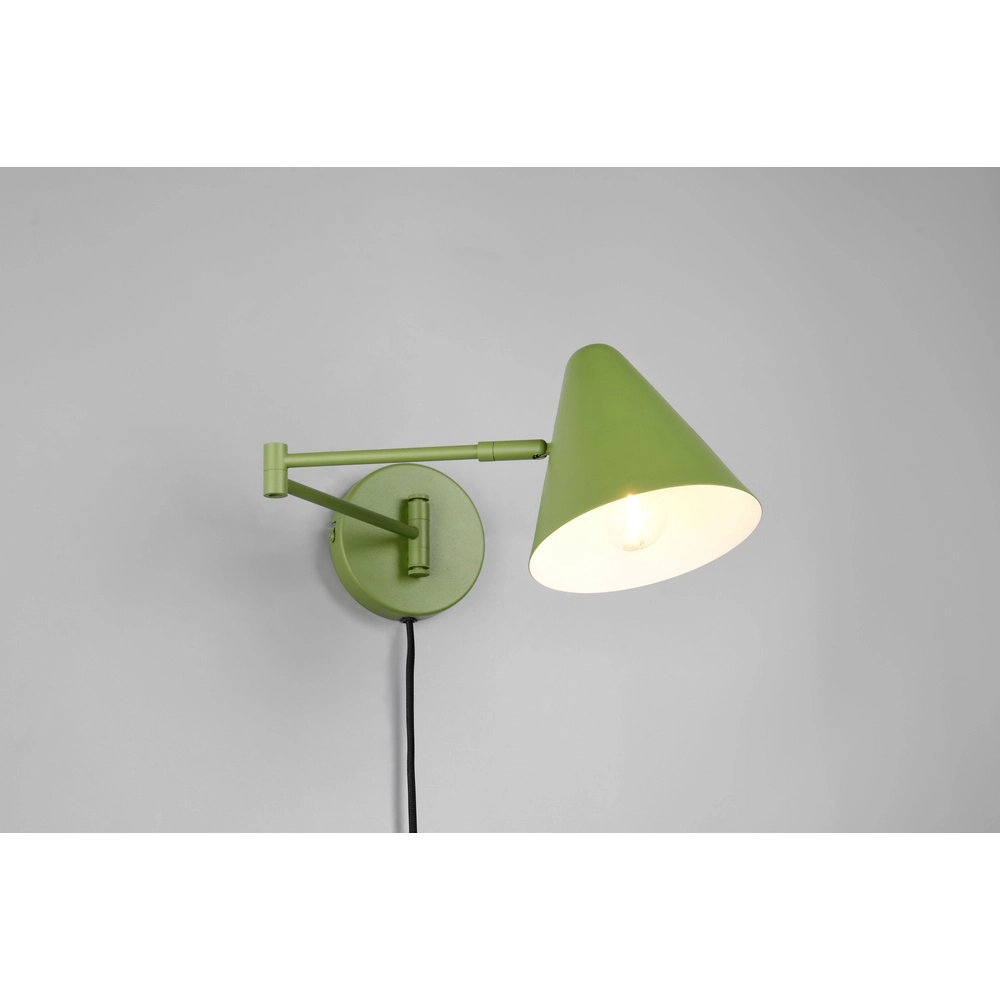 Design-Wandleuchte Cosima grün Trio 4017807659993