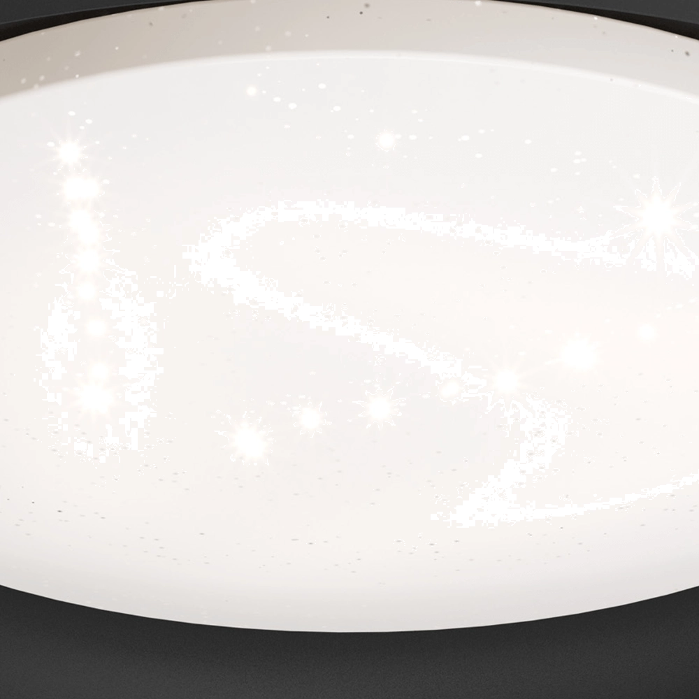 Schwarze Deckenlampe Penjamo Ø 46,5cm Eglo 9002759997038