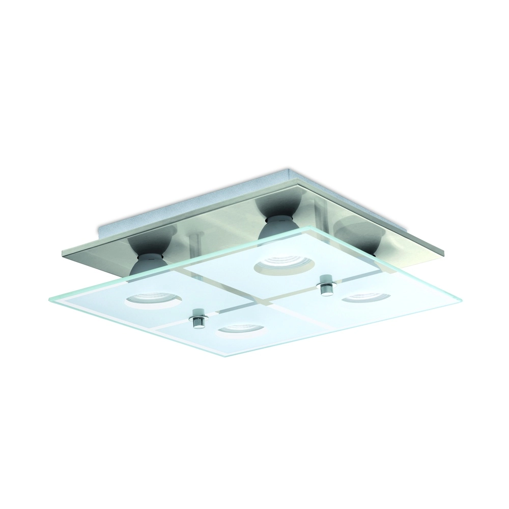 Deckenlampe Cabo-Sd S Quadratnickel