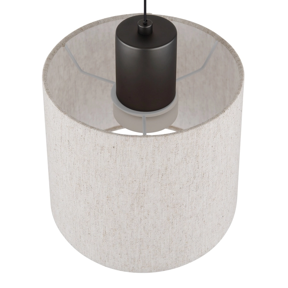 Gunmetal-Pendellampe Thea 3-Licht-Geraden Globo 9007371567034