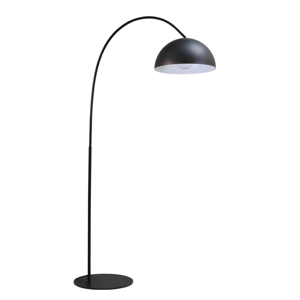 Stehlampe Industria 186 Gunmetal mit weiß