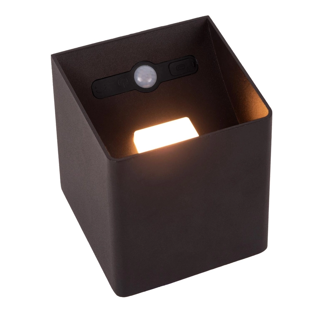 Wiederaufladbare Wandlampe Vertigo Magnetisches Schwarz Lucide 5411212272386