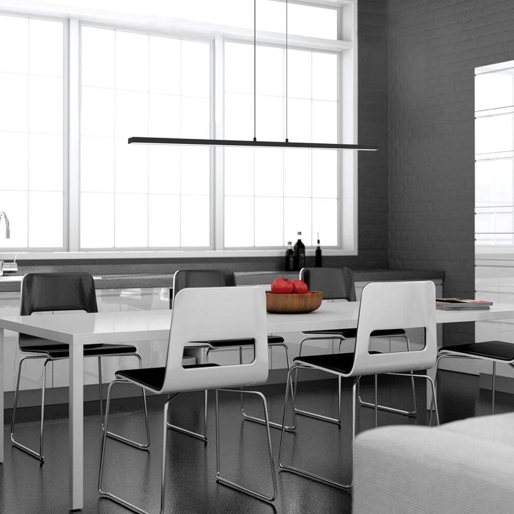 Design-Pendelleuchte Bande 150cm schwarz Steinhauer 8712746175837