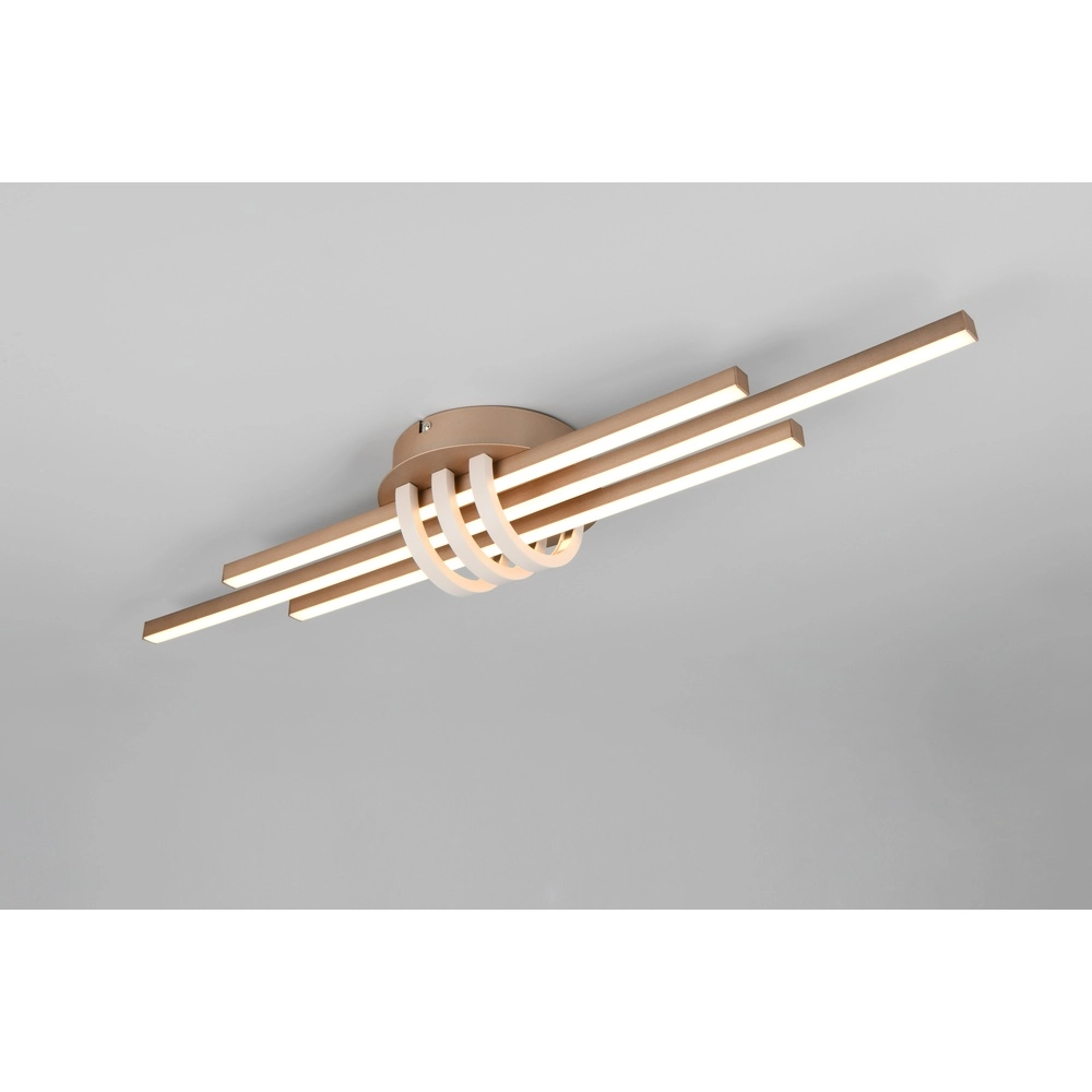Deckenlampe Cinto Design mokka braun Trio 4017807612486