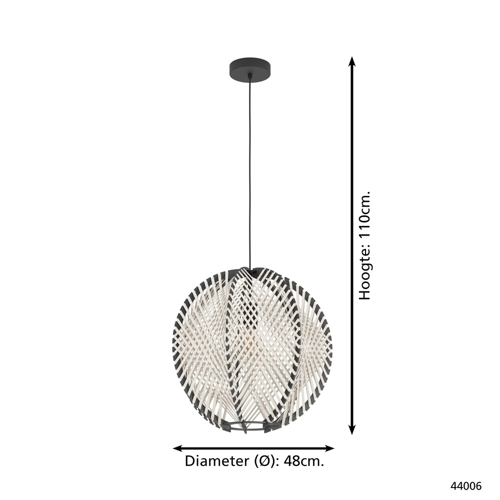 Design-Pendellampe Waverton Ø 48 cm Eglo 9002759440060