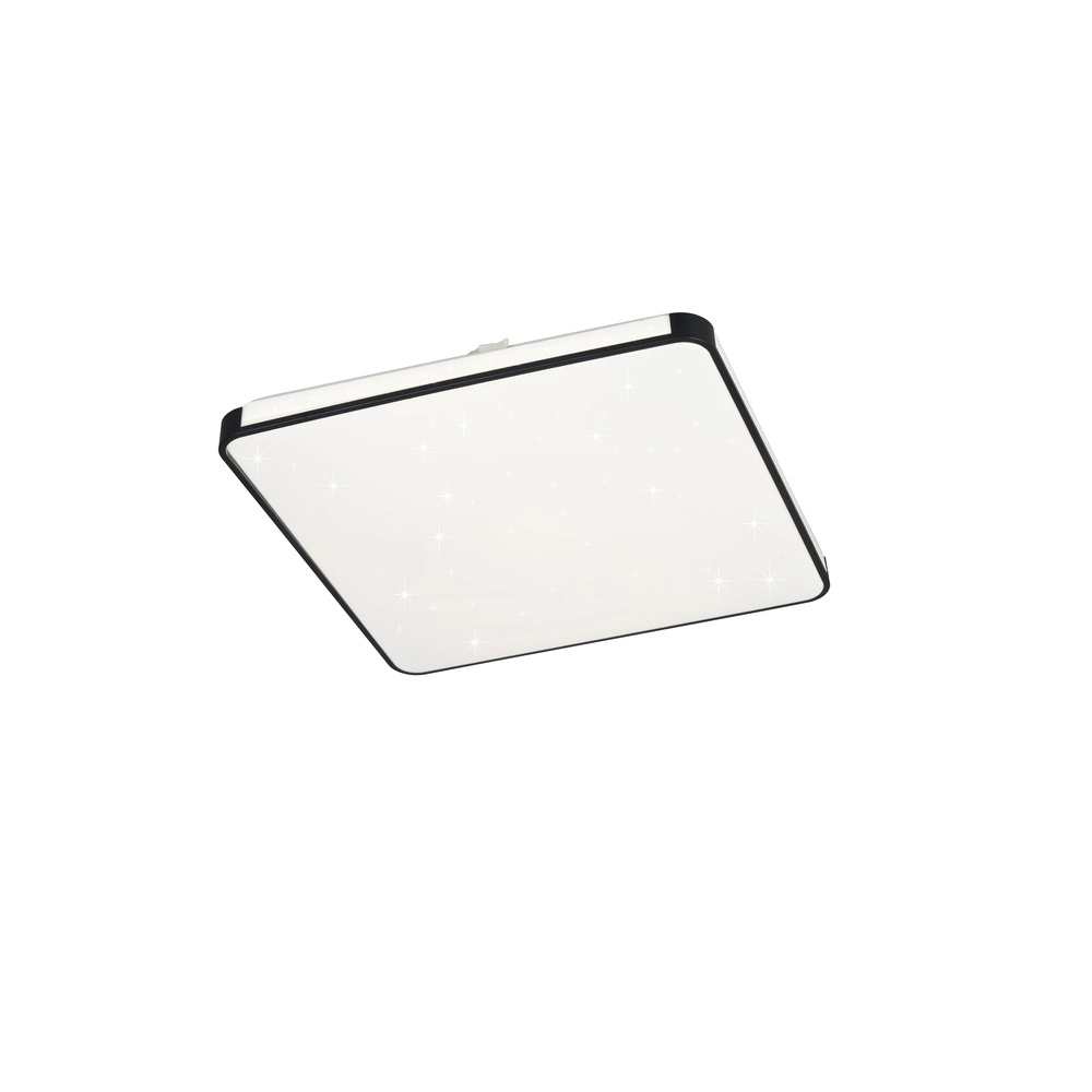 Deckenlampe Relus Square Black 37 x 37 cm