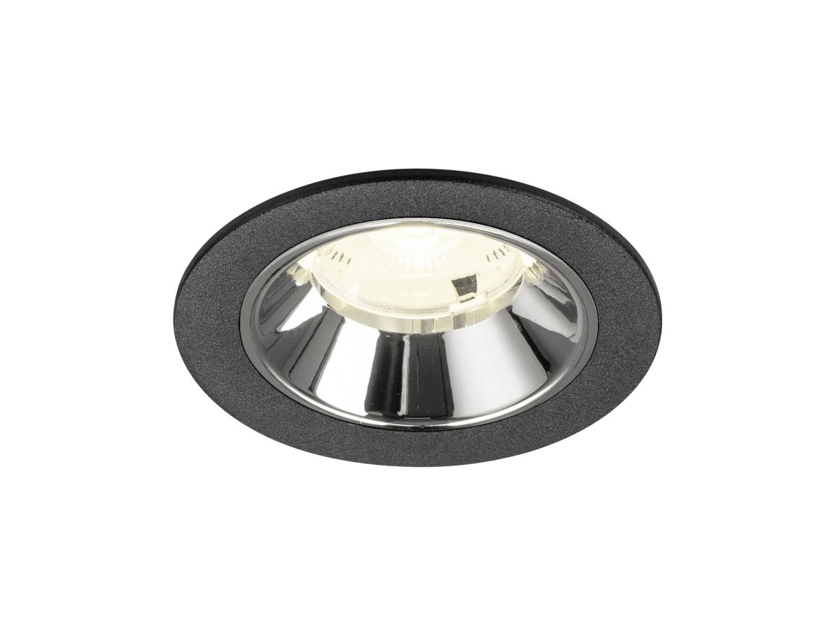 Einbau-Strahler Numinos S schwarz/chrom 4000K - 20gr SLV 4024163312837
