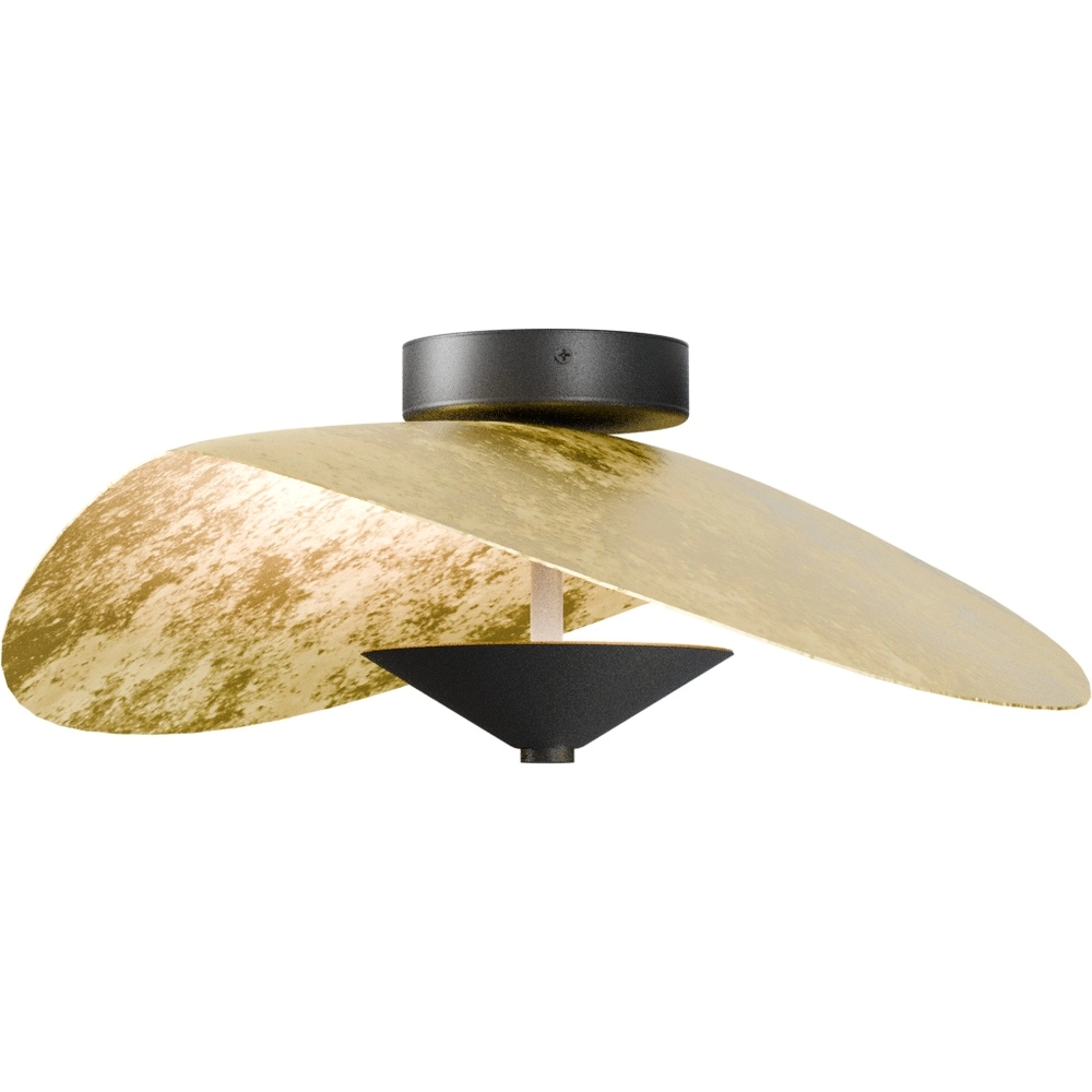 Ø 45cm LED-Deckenlicht Lente Blattgold