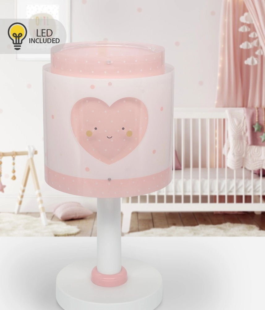 Tischlampe Baby Dreams Pinkes Leuchten im Dunkeln Dalber 8420406002606