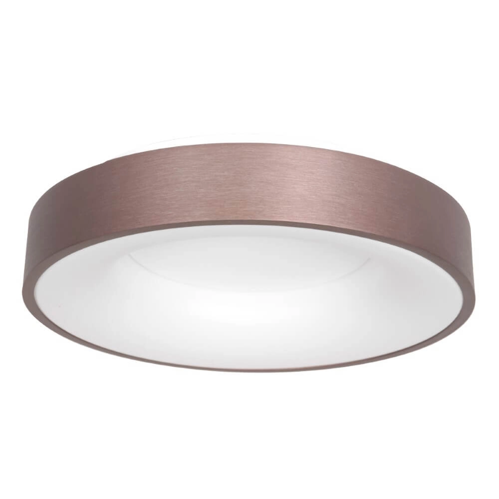 Bronzefarbene LED-Deckenleuchte Ringlede Ø 48cm Steinhauer 8712746167412