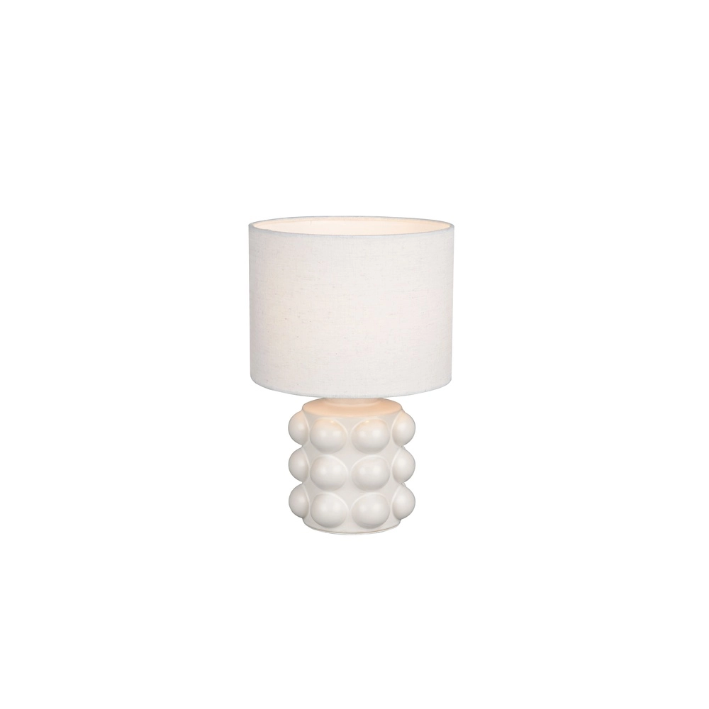 Tischlampe Kate weiß Ø 20cm Trio 4017807662535