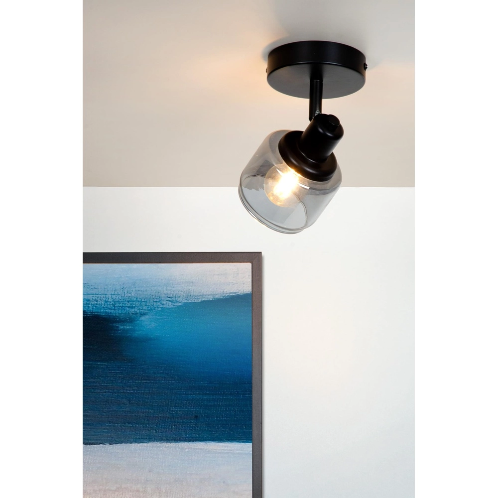 Deckenlampe Bjorn Single Black Lucide 5411212771216