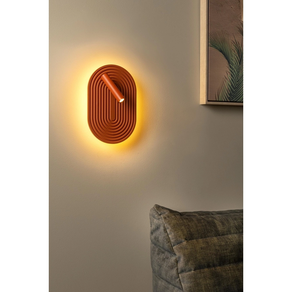 Design-Wandlampe Carmino Terrakotta Lucide 5411212771599