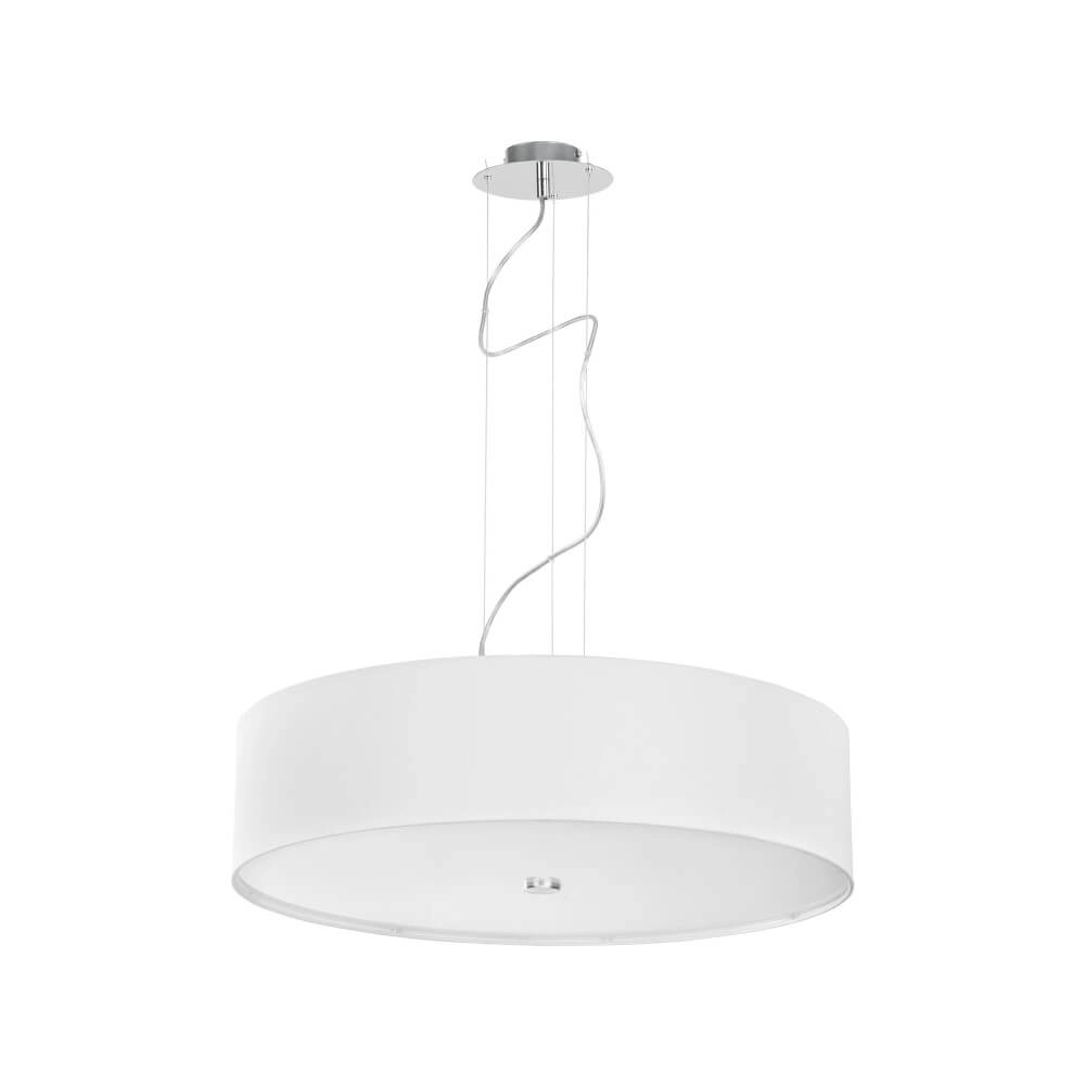 Weiße Hängelampe Viviane Ø 63cm