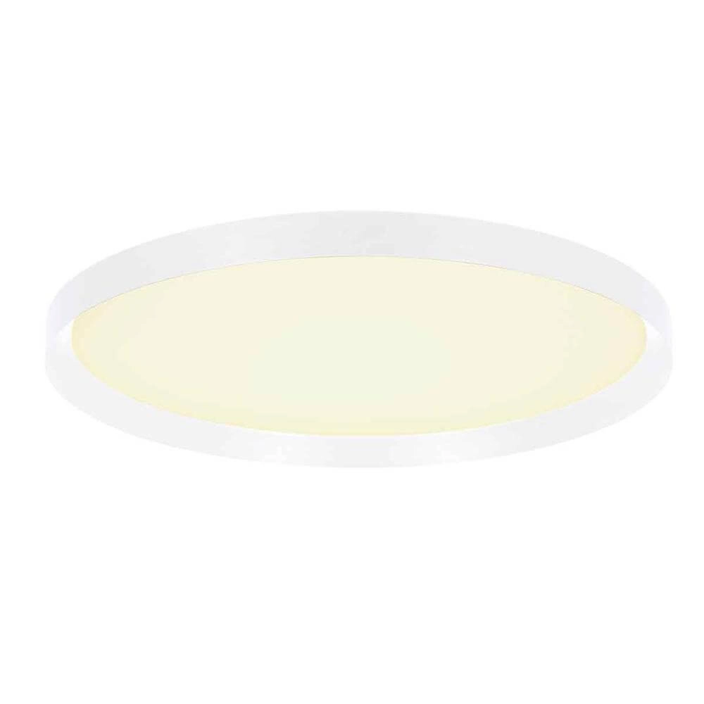 Schlanke Deckenleuchte Flady weiß Ø 50cm