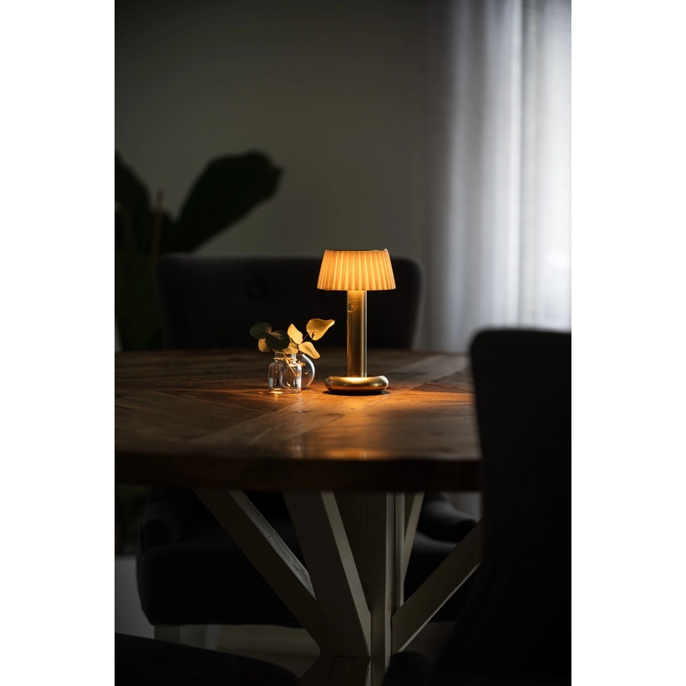 Goldene Tischlampe Grasse Wiederaufladbare Geräte KonstSmide 7318300030416