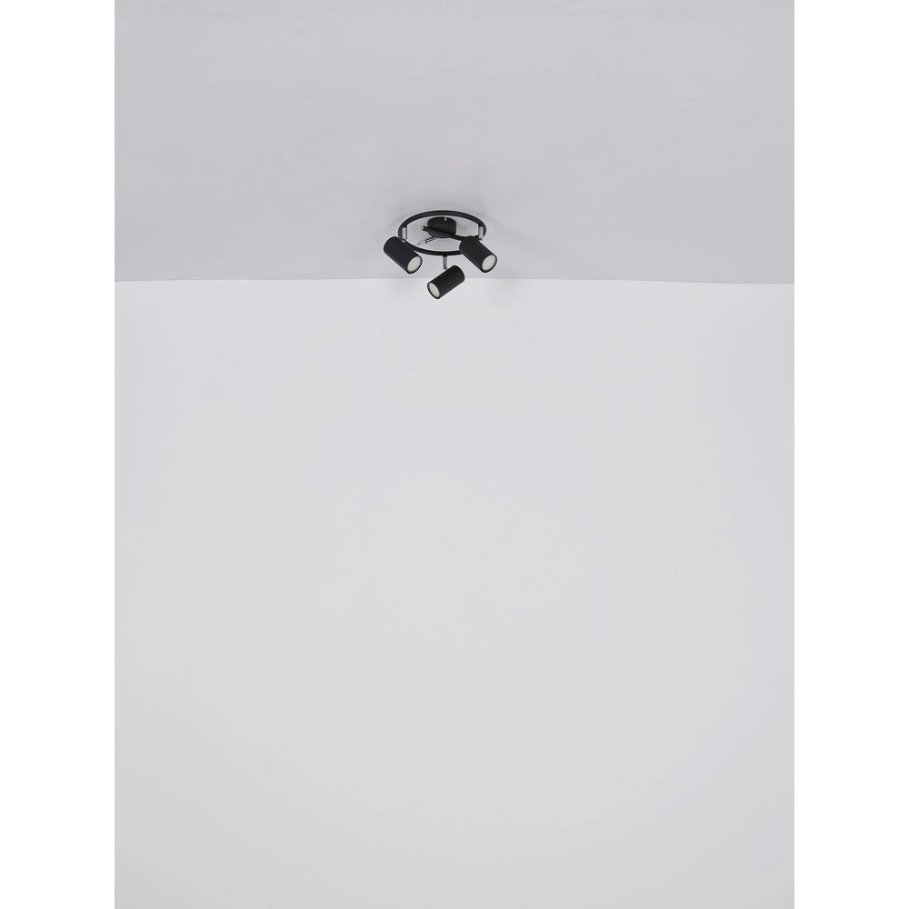 2-Licht Deckenlampe Allvi Schwarz Globo 9007371445769