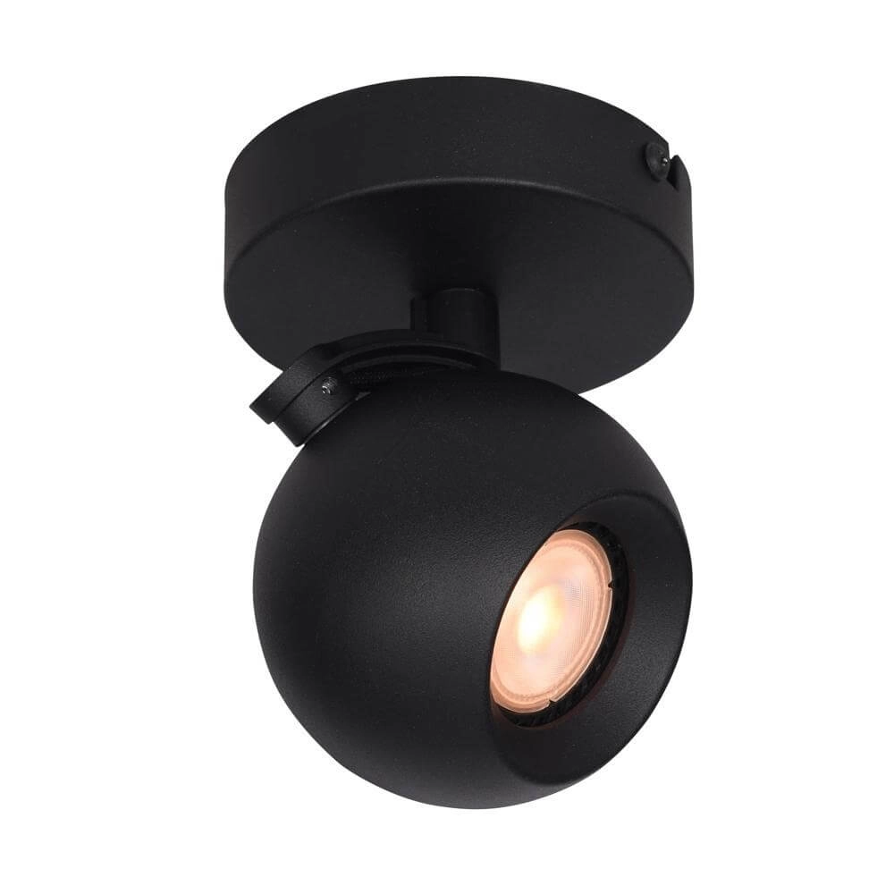 Deckenlampe Bolero Kugel 1-hell schwarz