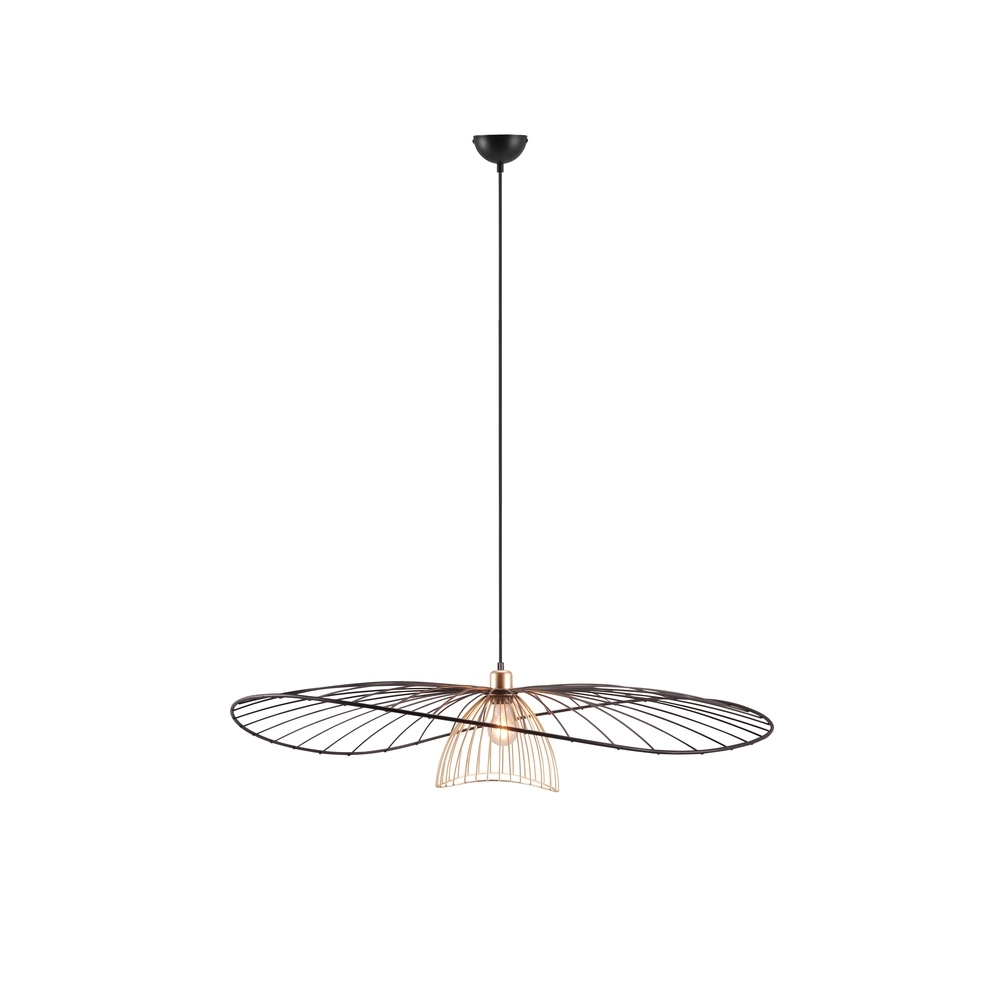 Pendellampe Lauris Ø 100 cm schwarz Trio 4017807678093