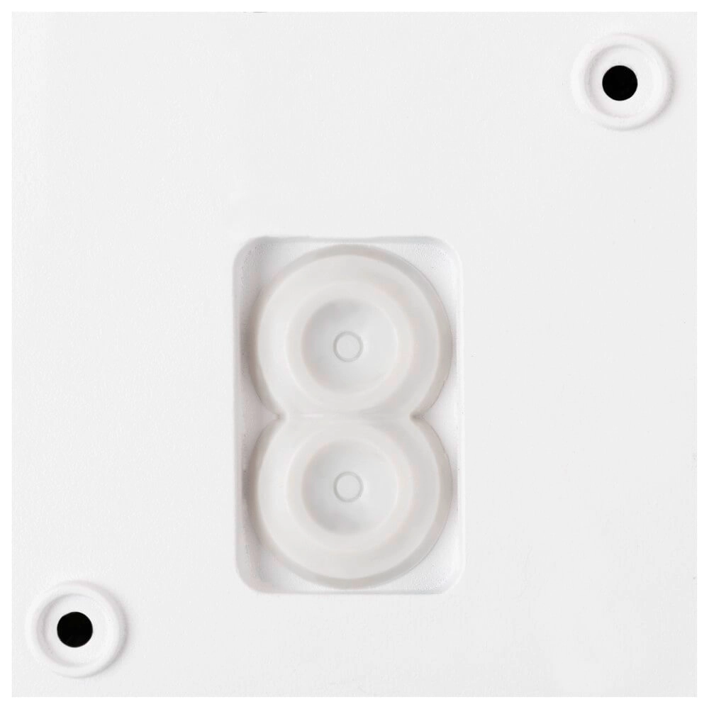 Schlanke Außenlampe Q-Ring mit Sensor - weiß SLV 4024163290739