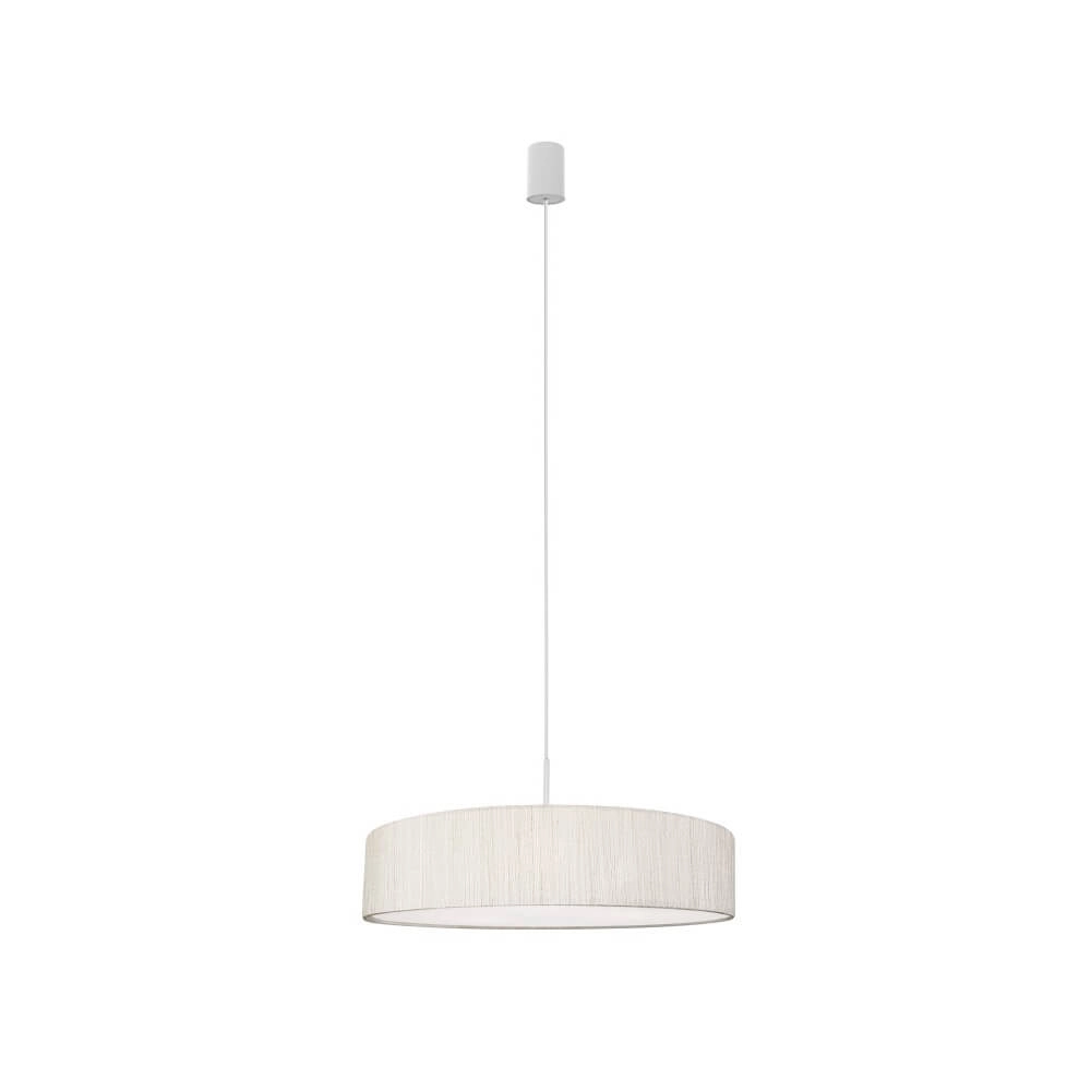 Cremefarbene Hängelampe Turda Ø 50cm