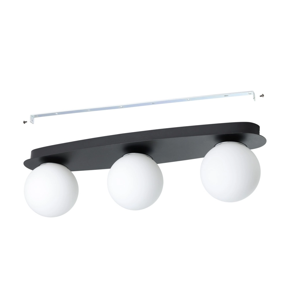 Deckenlampe Castrovido 3-flammig schwarz Eglo 9008606360697