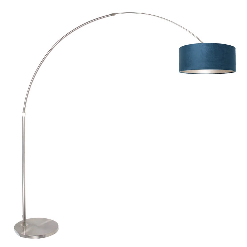 Bogenlampe Sparkled mit blauem Samt Steinhauer 8712746147292