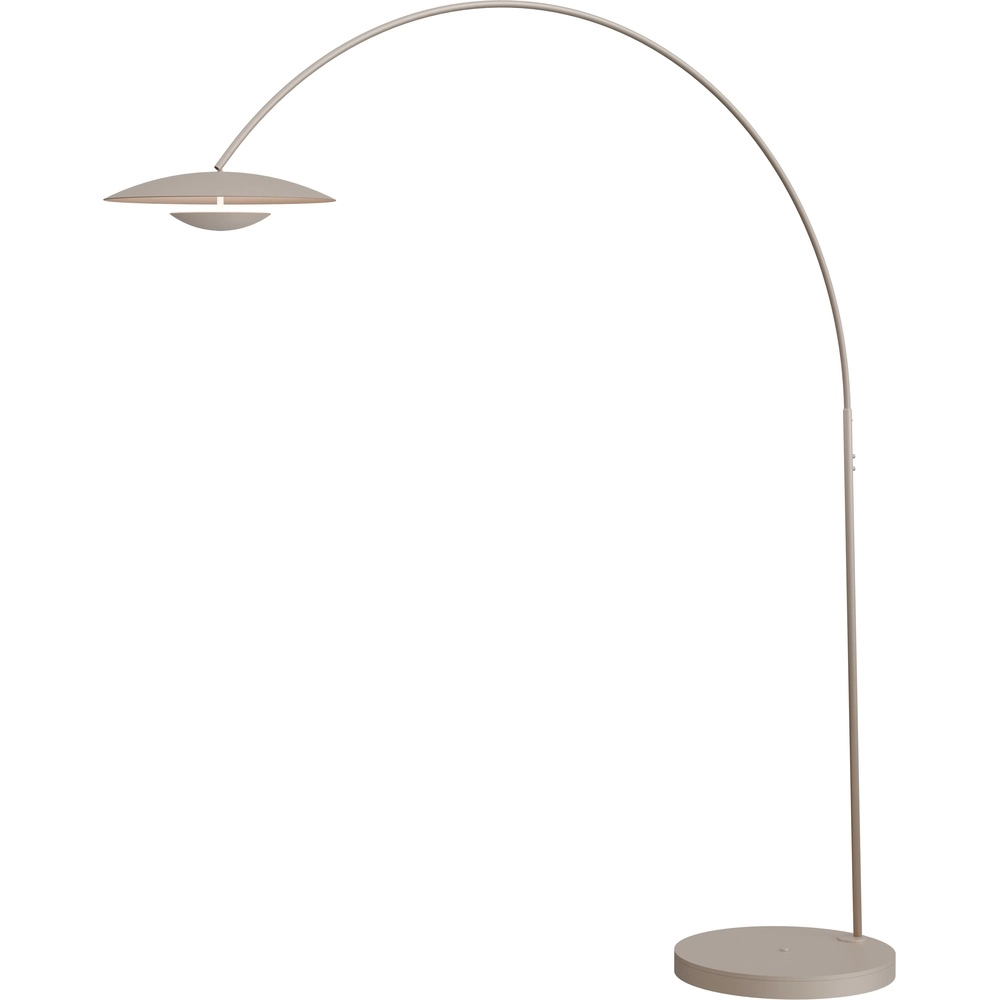 Design-Bogenlampe Scala Beige Terra